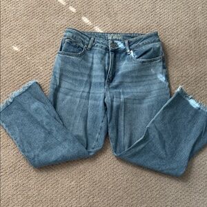 Rewash Women's Cropped Denim Jeans